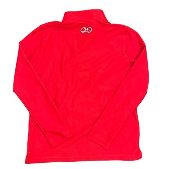 UNDER ARMOUR BoysTech Half Zip Long-Sleeve Shirt Youth Large - Picture 3 of 4